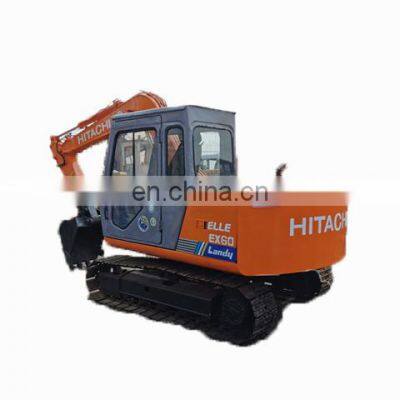 Surplus Japan mini backhoe , Used Hitachi EX60 excavator , Used Hitachi digging machine with breaker