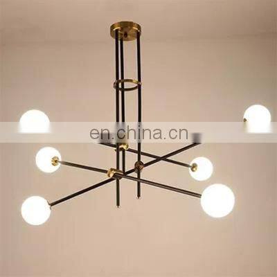 High Quality Modern Design Metal Glass Ceiling Hanging LED Pendant Lamps