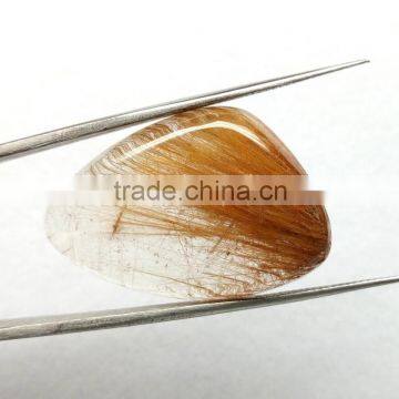 Beautiful Rutile Quartz / Copper Rutile Quartz / Loose Fancy Shape Gemstone photo-3