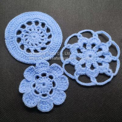 Handcraft garment accessories handmade cotton appliques