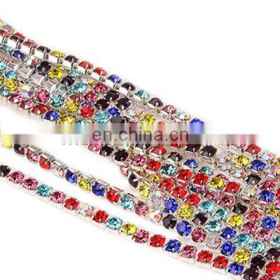 Fashion High Quality Metal Rhinestone Cup Chain