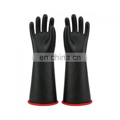 Class 00 0.5KV Long Low Voltage Electric Worker Safety Hand Protection Latex Rubber Insulating Gloves photo-4