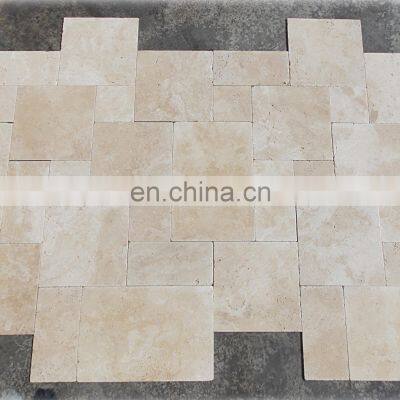 Premium Selection Extra Light Travertine Tumbled From Turkish Travertine Factory CEM-FPT-01 photo-3