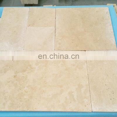 Premium Selection Extra Light Travertine Tumbled From Turkish Travertine Factory CEM-FPT-01 photo-4
