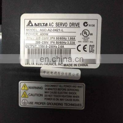 Original and New Delta AC Servo Drive ASD-A2-0421-L in Stock photo-3