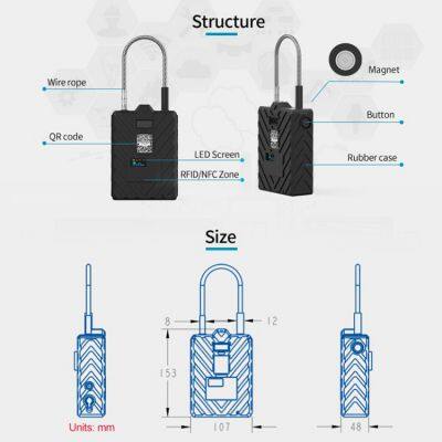 G508N GPS Tracker Padlock Smart Eseal Electronic Lock