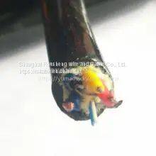 Power Cable 3-core 1.0/1.5/2/3.0+ 4-core Single-mode Optical Fiber Anti-seawater Cable Underwater Floating Cable photo-3