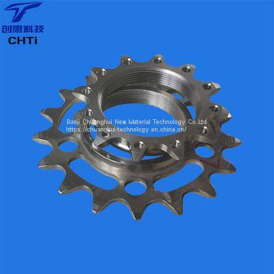Spot Direct Sales and Customized TC4 Titanium Alloy Bicycle Gears With High Precision and Good Quality photo-3