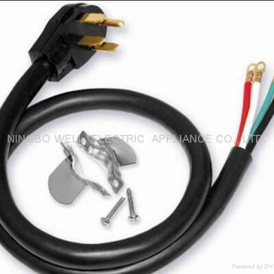 NEMA10-30P、NEMA10-50P、NEMA14-30P、NEMA14-50P Range &Dryer Power Cords
