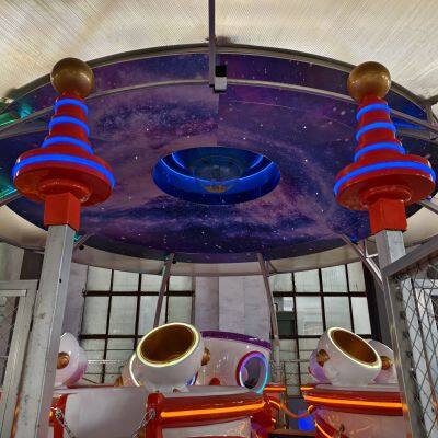 Carnival Rides for Kids Cup Spray Balls Rotating Cup photo-4