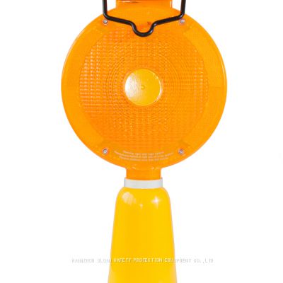 Flashing Barricade Light Solar Warning Light High Brightness Cone Light Portable Led Flashing Street Warning Lamp Solar Warning light for road construction