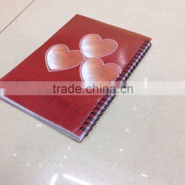 Spiral notepad with plastic PP cover