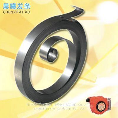 Factory supply reel, coil spring, flat scroll spring, water pipe, trachea, tubing take-up, mainspring, cable take-up