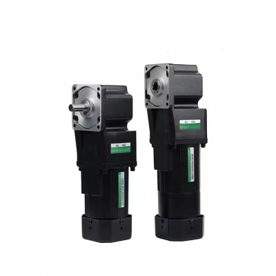 Adjustable speed motor, low noise and high torque 200W right angle reduction motor, solid shaft