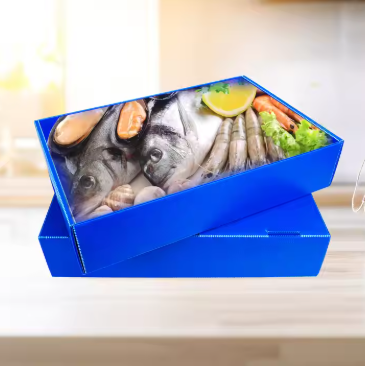 Eco-Friendly PP Corrugated Seafood Packaging – Durable Boxes for Fish Transport photo-3