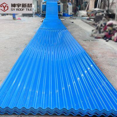 High Quality Corrugated PVC Shingle Tile PVC Plastic Roofing Sheets Corrugated Plastic Roofing Sheets PVC Roof Tile photo-1