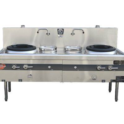 Two Woks Two Warmer with 42kW Heat Load - Standard Compliant Commercial Equipment