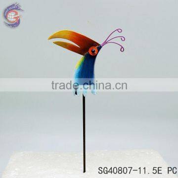 mini craft birds for flower pot decoration