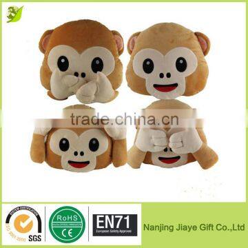 2015 Most Hot Selling Monkey Emoji Pillow