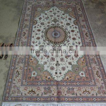 Handmade Double Knots Wool and Silk Apartment Corridor Carpet photo-3