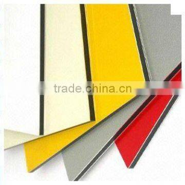 PE/PVDF aluminium plastic sandwich panels