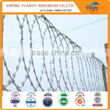 PVC coated / galvanizing razor barbed wire