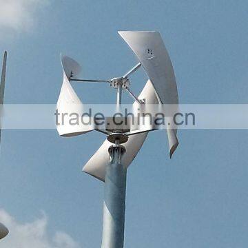 New Energy Green Non Polluting Small Vertical Axis 300W Wind Power Generator photo-4