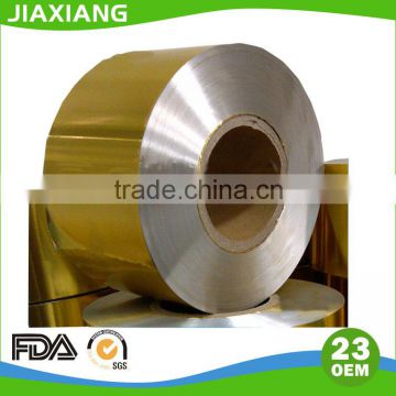 golden color printing aluminium foil paper chocolate wrapping