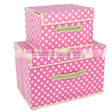 Foldable Non-woven Black Paper Shoe Storage Box photo-3