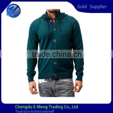 2015 Wholesale New Custom Button Up Designer Hoody Zipper