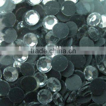 Rhinestone Hot Fix Iron on SS30(6mm) Glass Material Rhinestone Clear