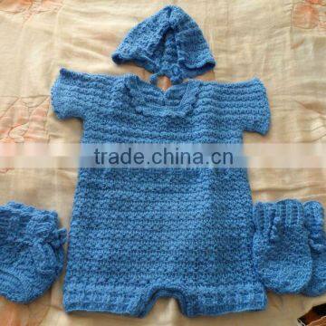 Set Handmade knitted Baby Alpaca clothing Peru