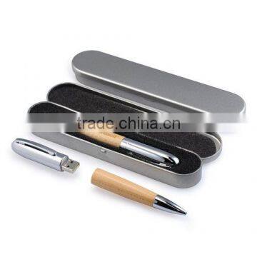 Gift wooden Pen shape USB pen 2g 4g with 8 years custom experience