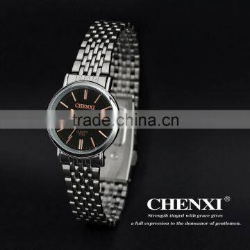 2015 Best Luxury Fashion Couple Lover Wrist Watch ,Noble Japan Movement Quartz Stainless Steel Watch For Wholesale CX-026AM&LS-R