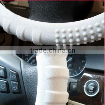 plastic white truck steering wheel cover