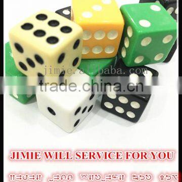 15mm melamine game dice different colored