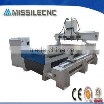 High precision 3d 1325 wood cnc router with rotary axis