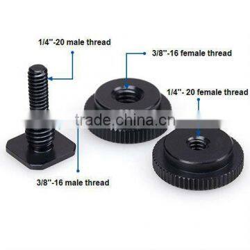 Pro 1/4 Tripod Mount Screw tp Flash Hot Shoe Adapter for Camera and Moniter Camera photo-2