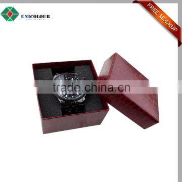 2016 new design unique automatic watch gift box with pillow