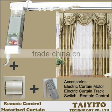 Home bidirectional Remote control Intelligent Curtain, Motorized Curtain