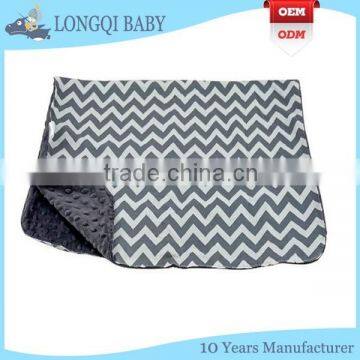 TT-LZ-003 top quality cotton polyester monogrammed baby blankets