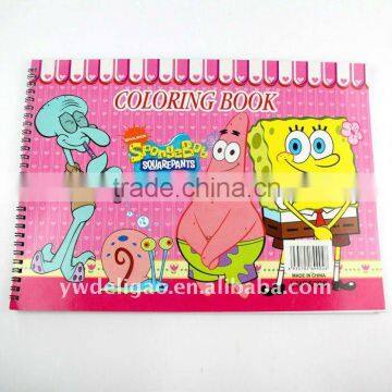 Spiral Binding Kid Children Cartoon Drawing Painting Book for Entertainment Handcraft Class
