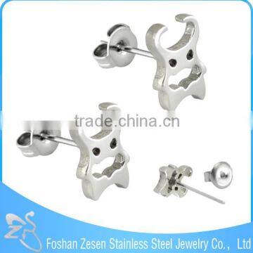 ZS20325 Medical Steel Animal Shaped Stud Earring Girls Butterfly Wing Earrings photo-4