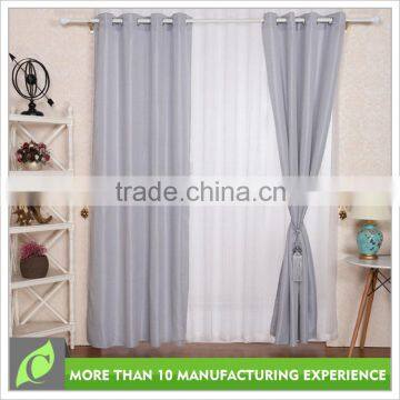 Ready made curtain supplier Polyester Cheap price luxury jacquard curtain