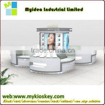 Solid wood new design hot selling acrylic reception desk