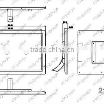 Shenzhen CTSignage Plastic Photo Frame 21.5 Inch Latest Design Photo Frame Support Photo/ Music/video Playback photo-5