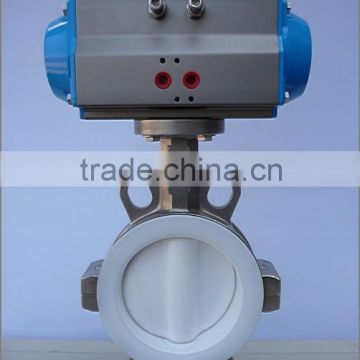 FULL PTFE LINED BUTTERFLY VALVE