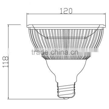17w Led Par 38 Led Spotlight Downlight,nichia Led photo-6