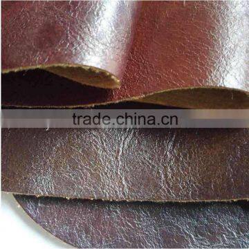 china high quality waterproof Oil wax anti-mildew faux pvc leather for sofa and furnitures