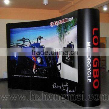 Factory Supply Aluminum and Tension Fabric Exhibition stand, pop up exhibition display stand for 2015 China Supplier